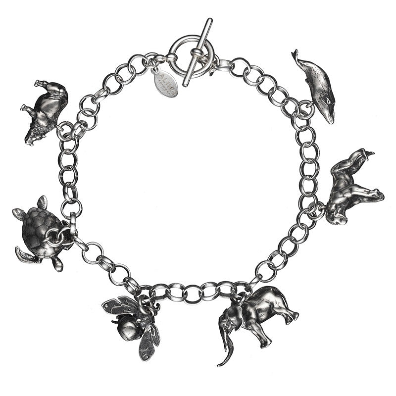 Endangered Animal Charm Bracelet