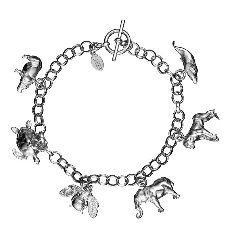 Endangered Animal Charm Bracelet